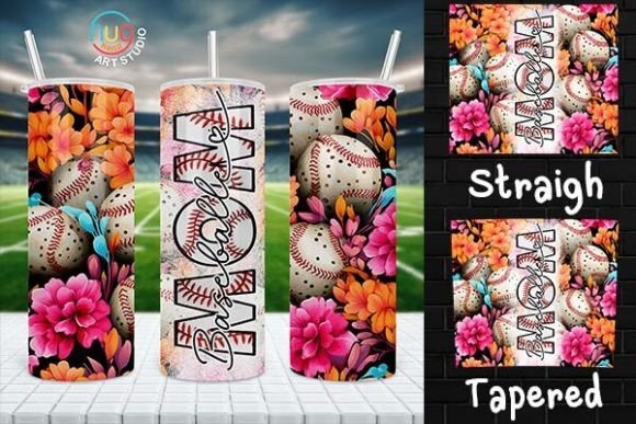 Download Baseball Mom Floral Tumbler,Gift for Mom - Floral Collection