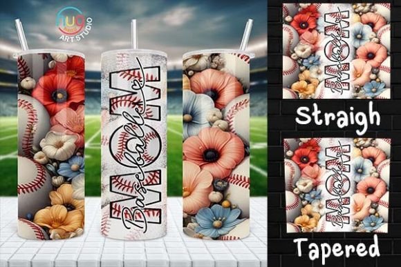 Download Baseball Mom Floral Tumbler,Gift for Mom - Floral Collection